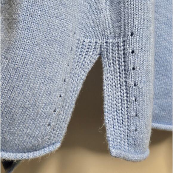 LILLY PULITZER Women's Light Blue Open Front Cardigan Size M - Picture 5 of 9